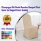 1 Piece Champagne Old Shade Spandex Banquet Chair Cover for Elegant Event Seating